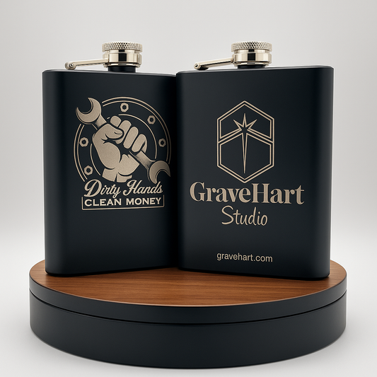 Personalisierter Flachmann